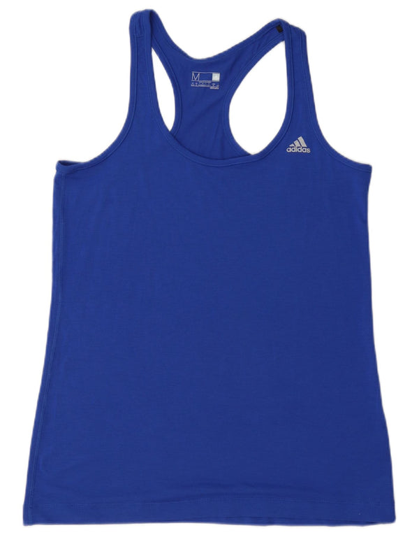 Adidas Femmes Climalite Débardeur UK 12/14 Bleu Moyen