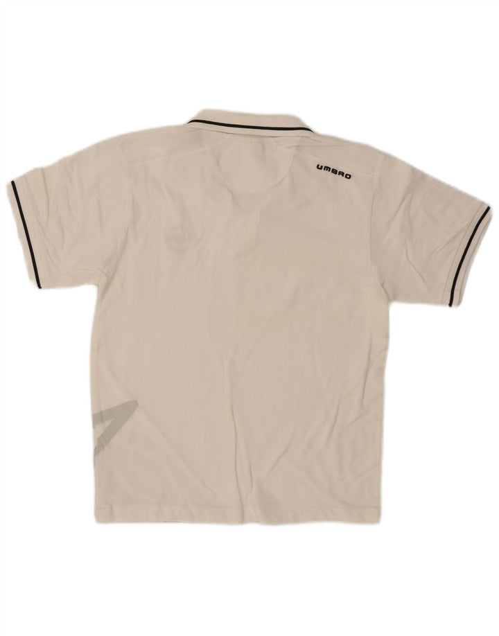 Umbro Polo Graphique Homme Petit Blanc