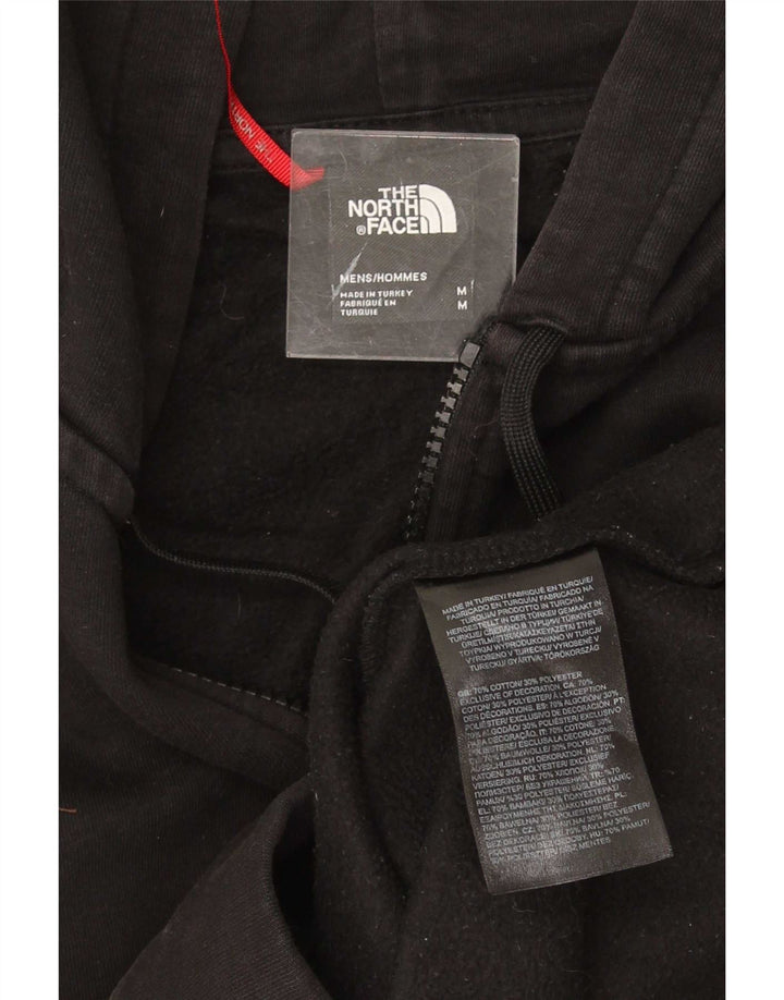 The North Face Pull à capuche zippé pour homme en coton noir moyen
