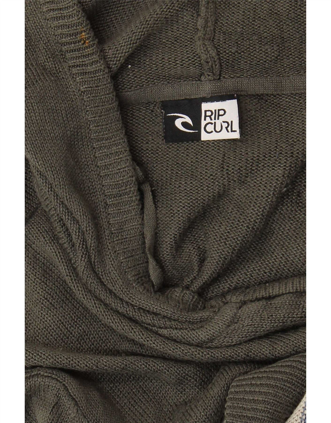 Rip Curl Cardigan à capuche pour homme avec rayures gris moyen