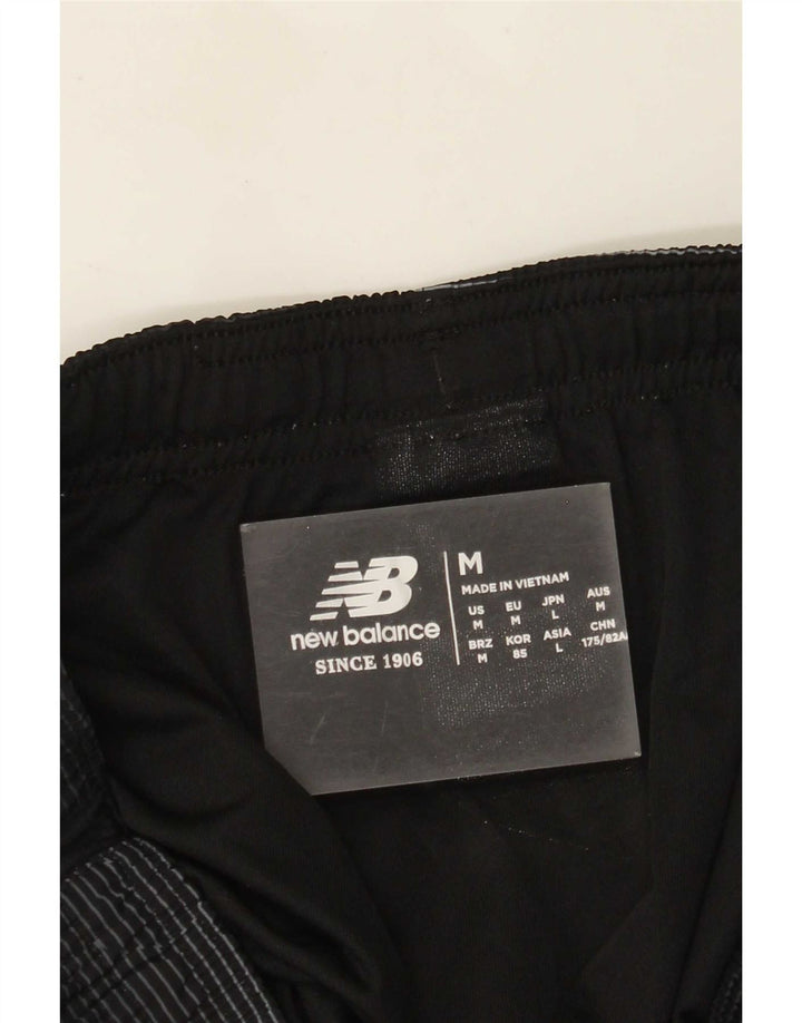 New Balance Short de Sport Graphique Homme Noir Rayé Polyester