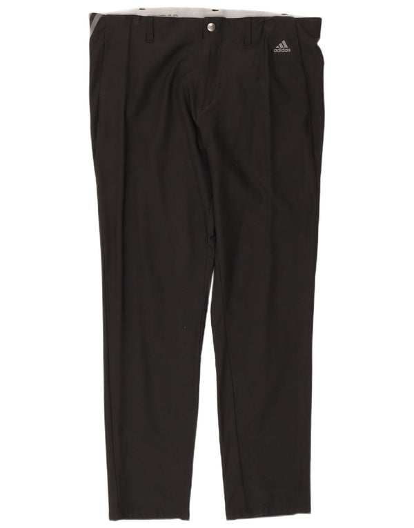 Adidas Pantalon Chino Slim Homme W36 L32 Nylon Noir