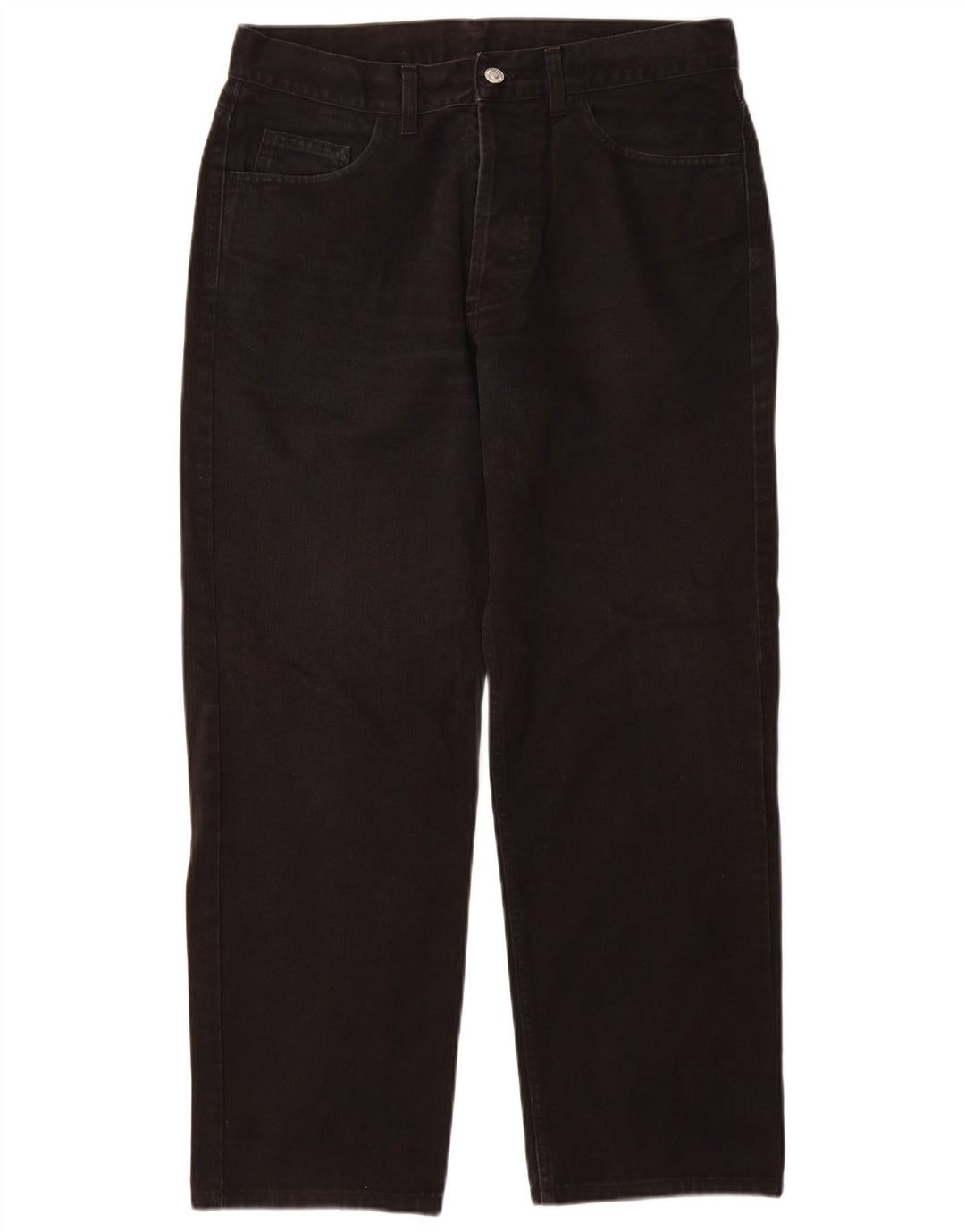 BENETTON Jean droit homme W34 L29 coton noir