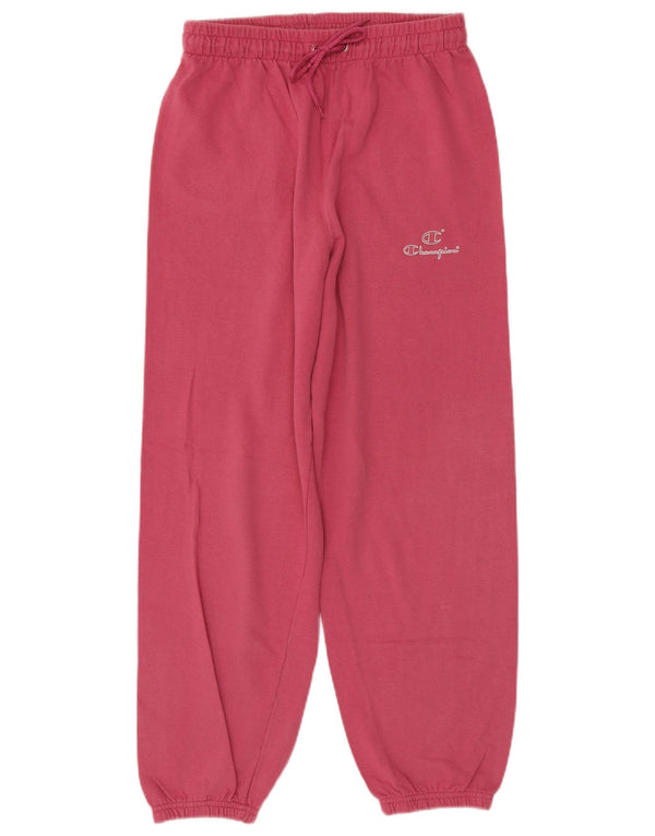 Champion Pantalon de survêtement pour femme Joggers UK 16 Large Rose Coton