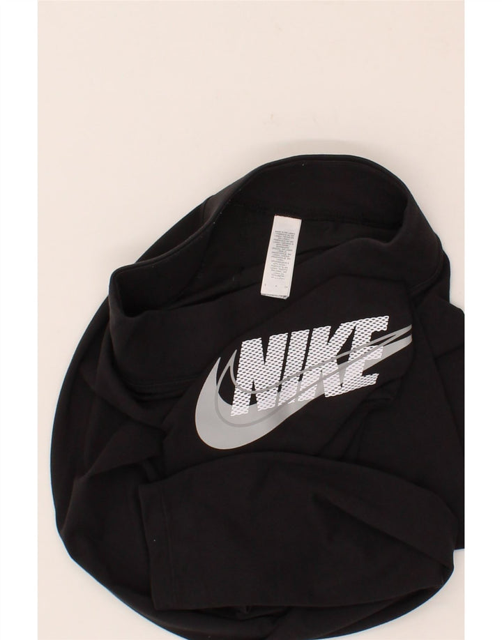 NIKE Womens Graphic Leggings UK 8 Small  Black Cotton Vintage Nike and Second-Hand Nike from Messina Hembry 