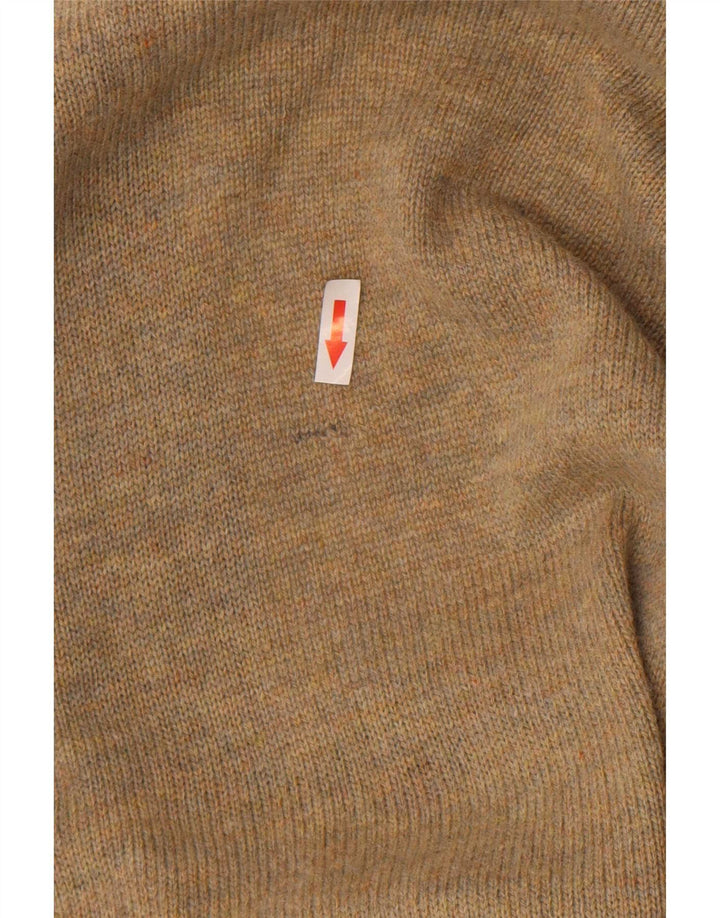 vintage Homme Cardigan Pull XL Marron Argyle/Diamant