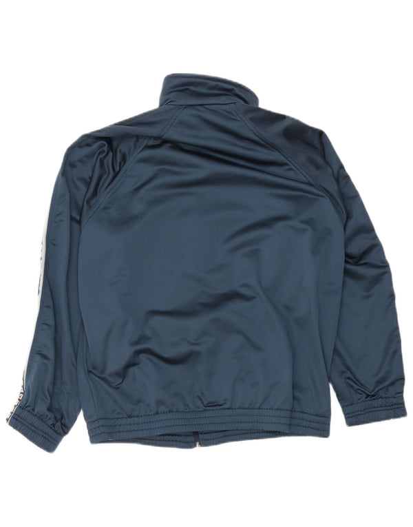 Diadora Veste de survêtement graphique pour hommes UK 38 Bleu moyen Polyester