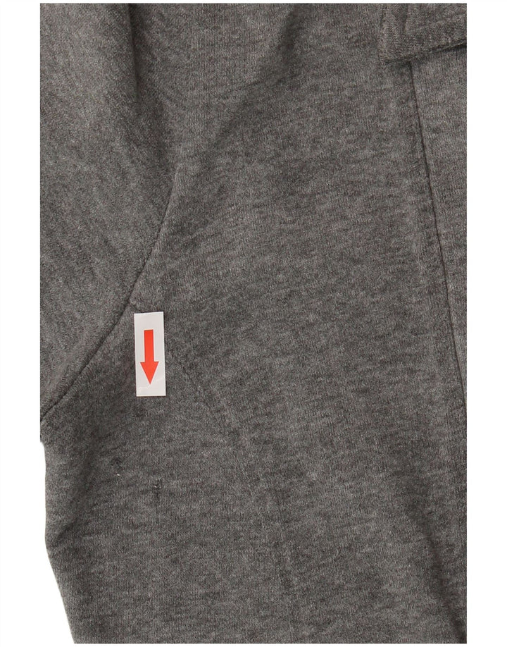 O'Neill Veste de survêtement pour femme UK 14 Large Gris Moucheté Coton