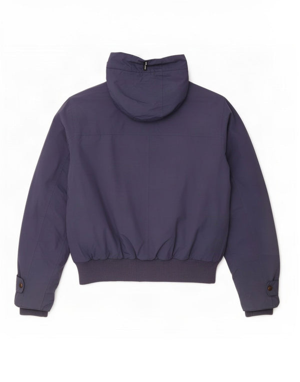 Tucano Urbano Veste bomber à capuche pour homme UK 40 Large Bleu marine Polyester