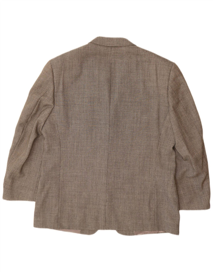 VERSACE Veste blazer à 3 boutons pour homme UK 42 XL Gris Laine