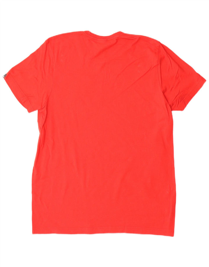 ADIDAS T-Shirt Graphique Homme Rouge Moyen