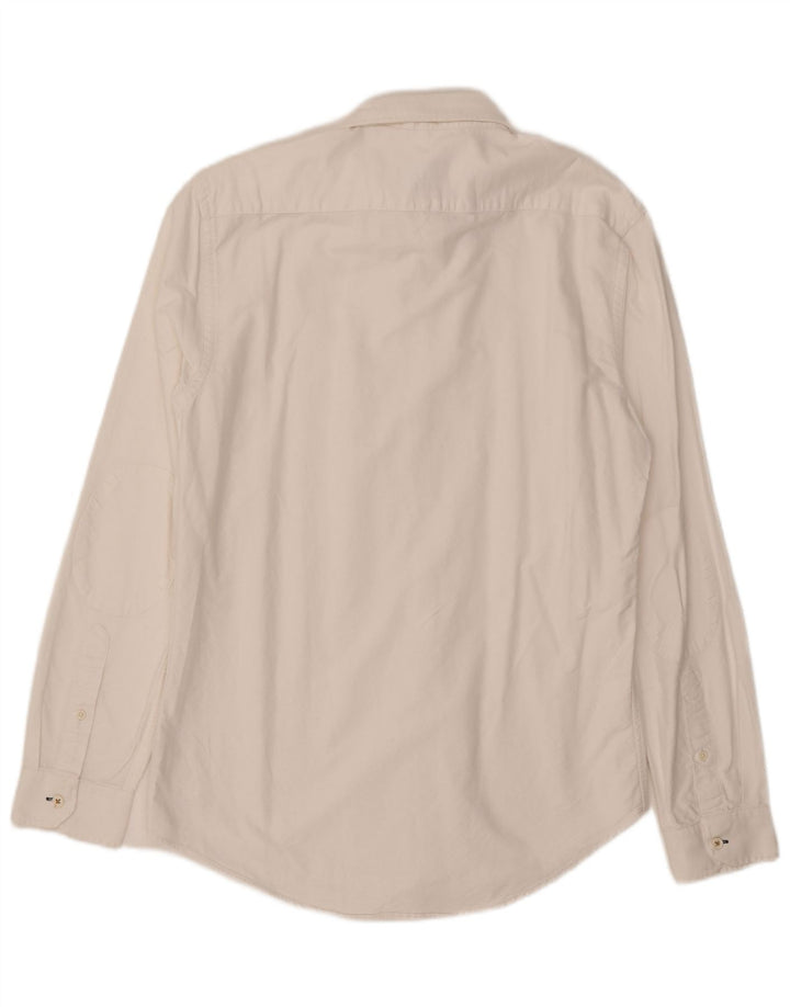 ZARA Mens Regular Fit Shirt EU 42 Large White Cotton