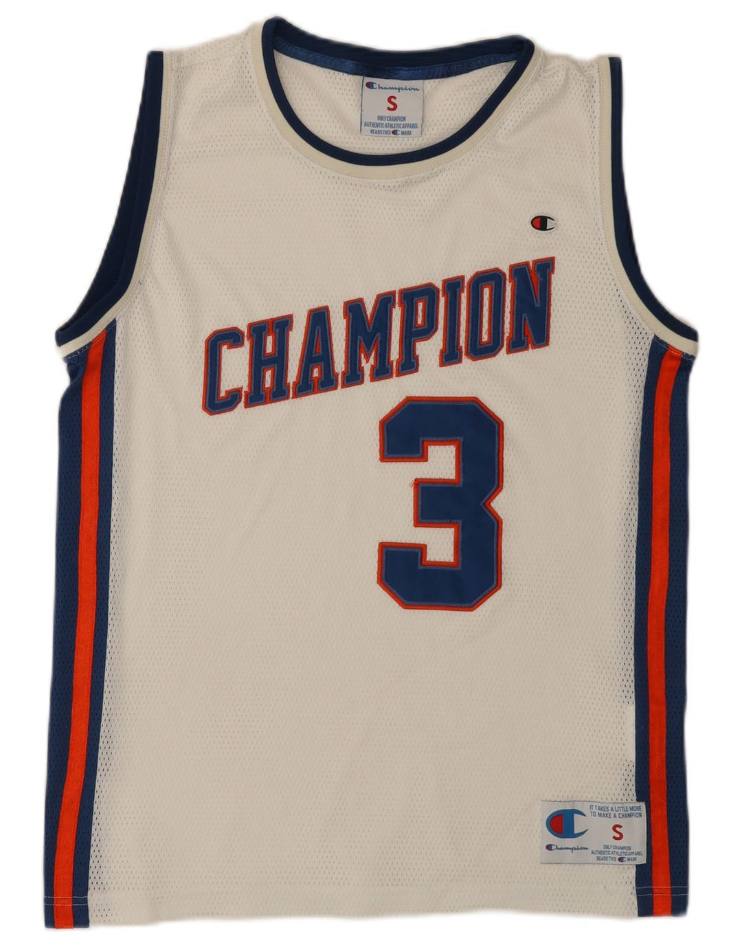 Champion Débardeur Graphique Homme Petit Blanc Colorblock Polyester