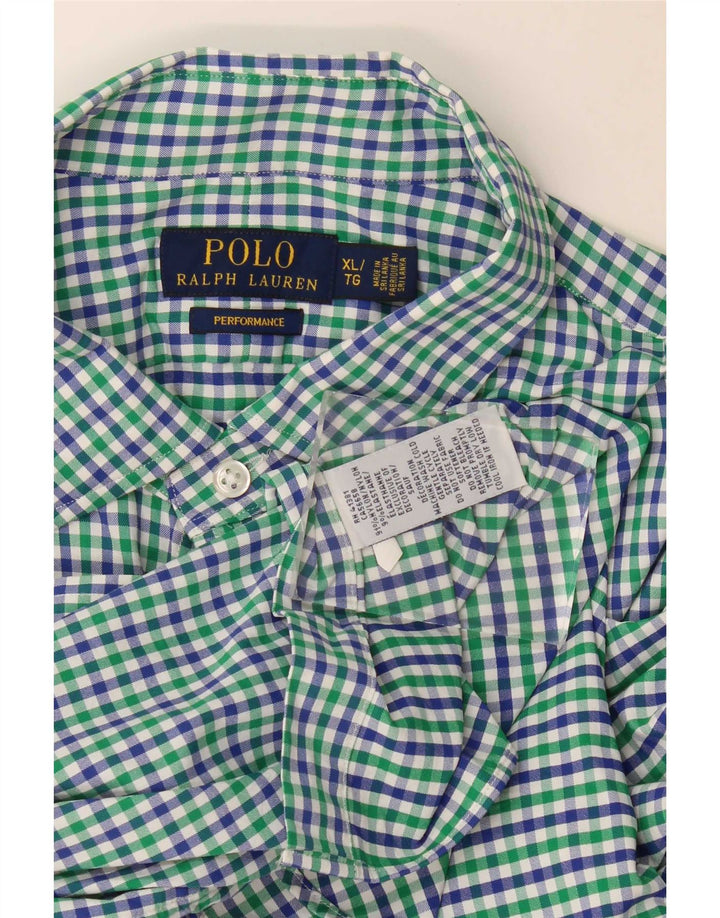 Polo Ralph Lauren Chemise en flanelle Performance XL pour homme Vichy multicolore