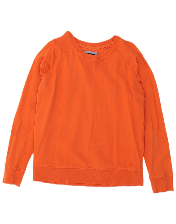Crew Clothing Sweat-shirt pour femme en coton orange moyen UK 42