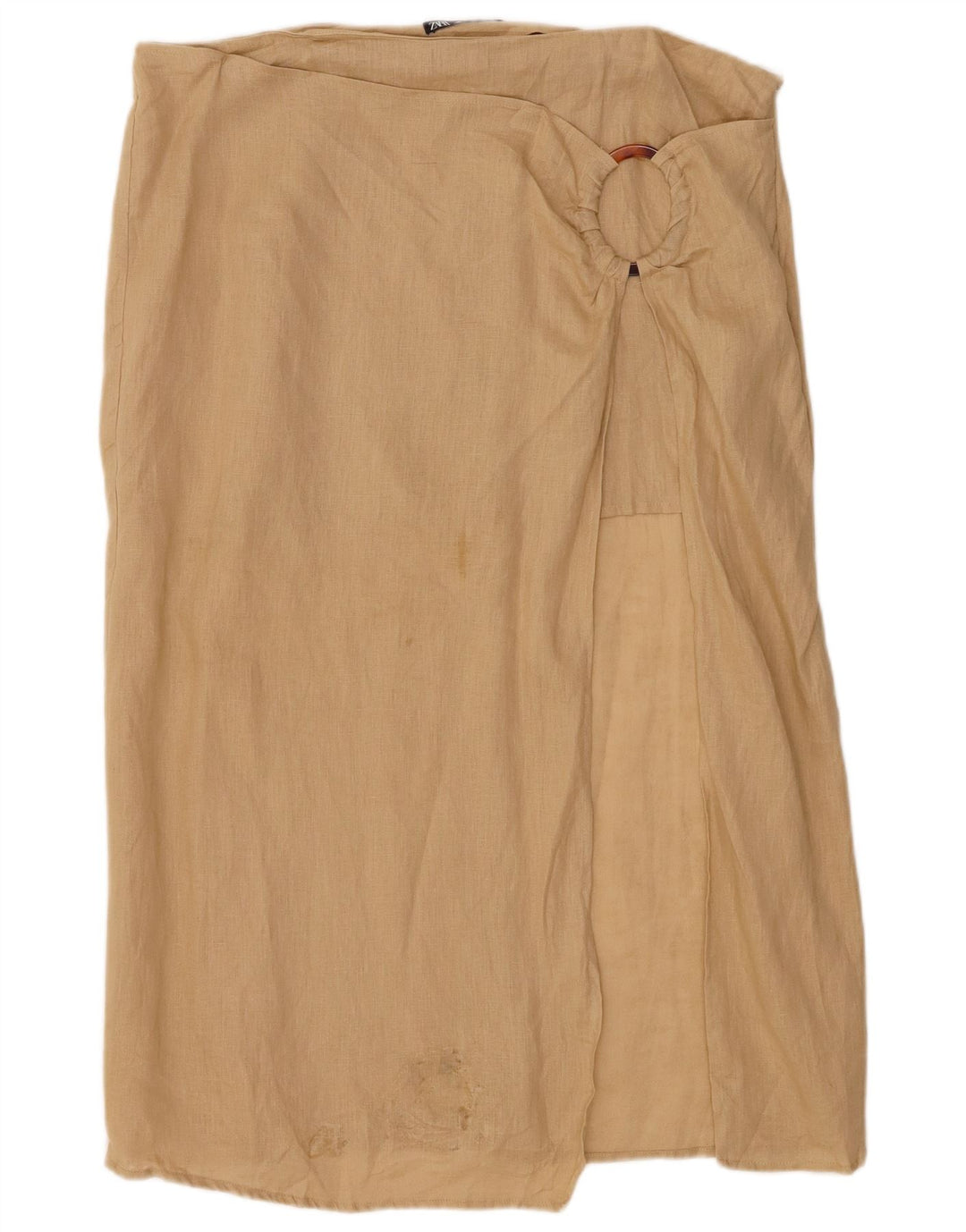 Jupe Sarong Femme Zara 2XL W34 Beige
