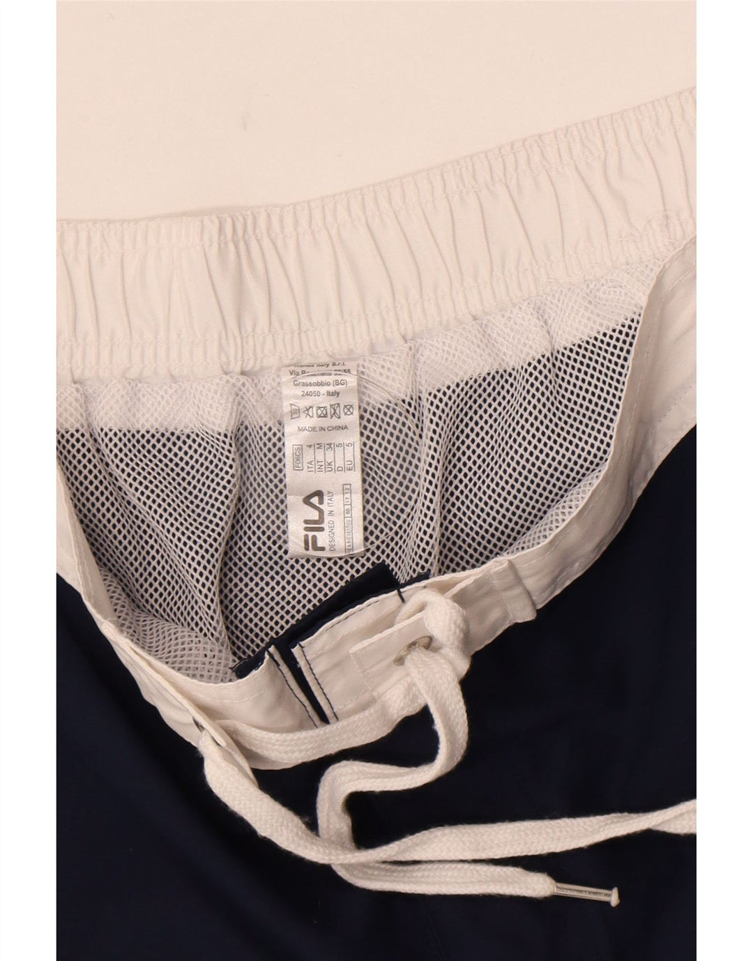 Fila Short de bain graphique homme grand bleu marine polyester