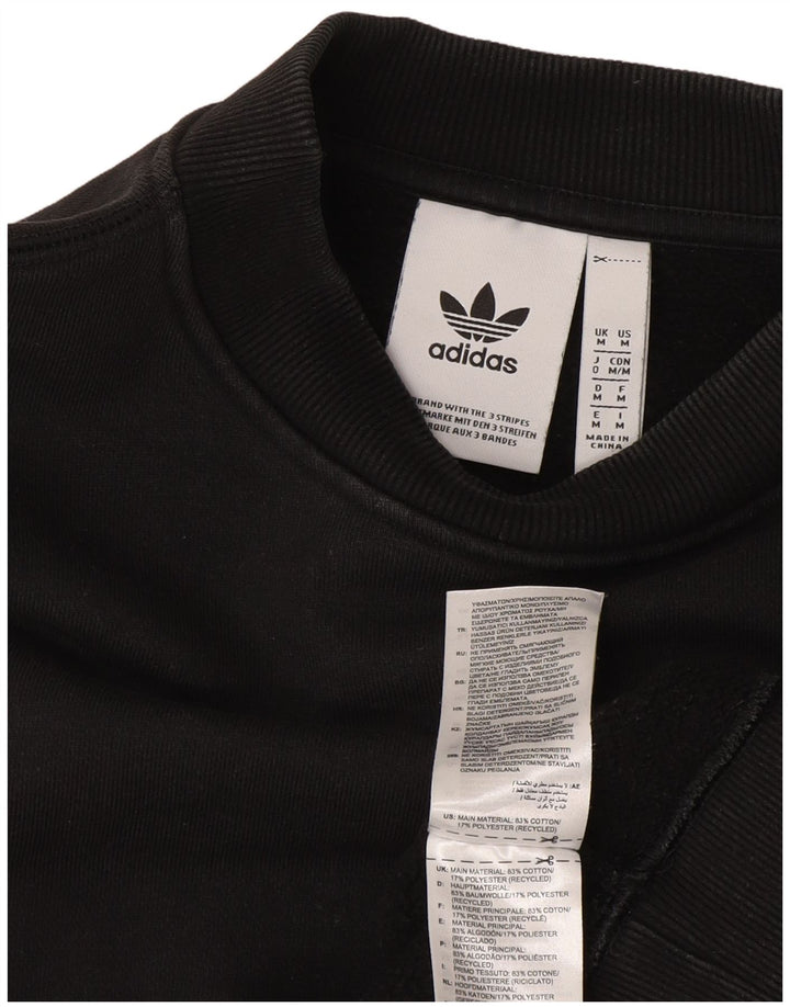 Adidas Sweat-shirt pour homme en coton noir moyen