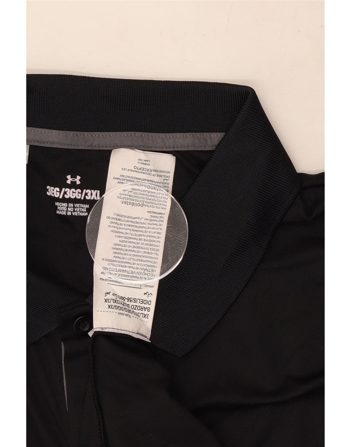 Under Armour Polo Homme 3XL Noir Polyester