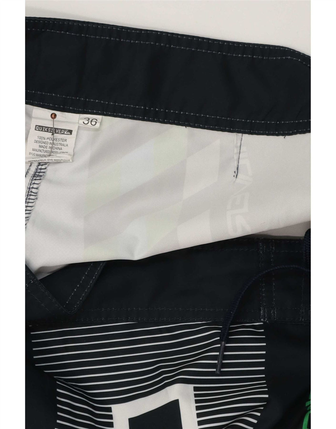 Quiksilver Short de Bain Graphique Homme Large Multicolore Géométrique