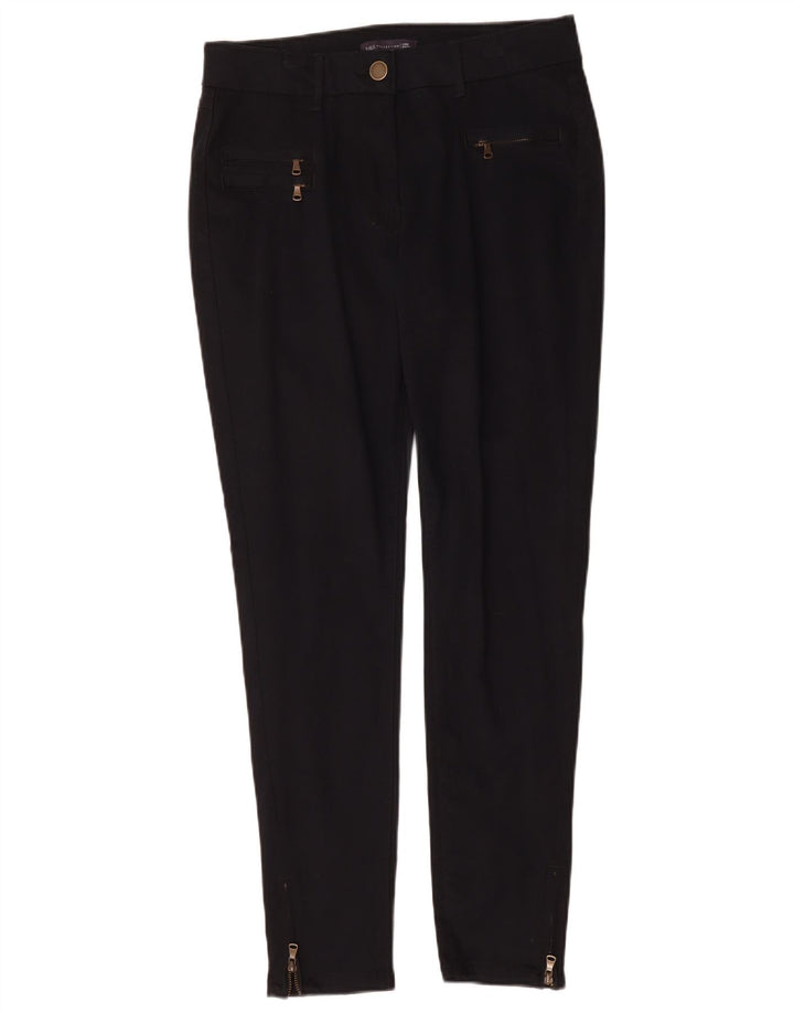 Marks & Spencer Pantalon cargo slim pour femme UK 12 Medium W30 L29 Bleu marine