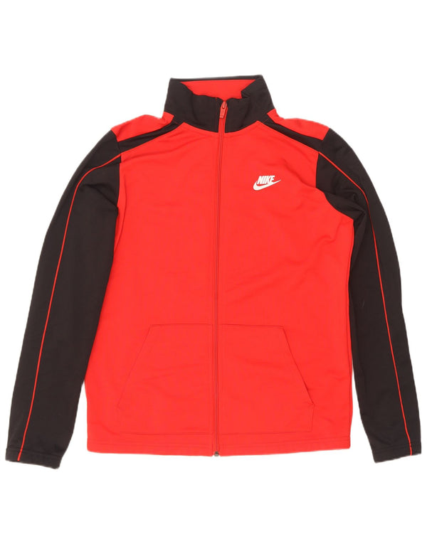 Nike Veste de survêtement pour garçon 13-14 ans XL Rouge Colorblock Polyester