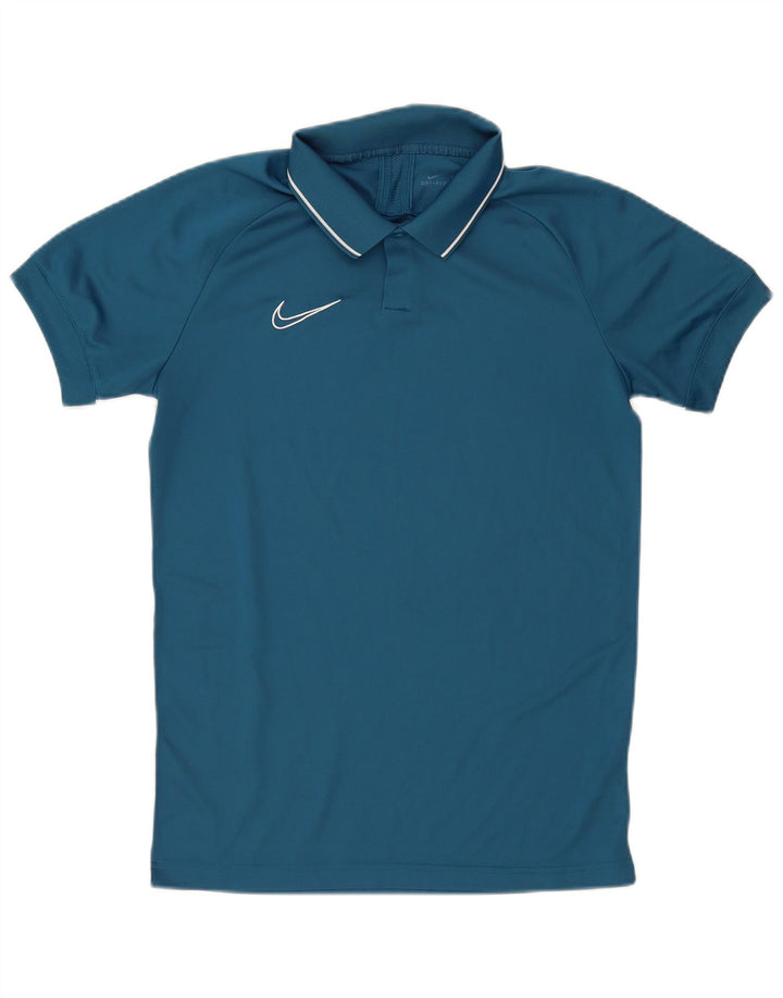 Nike Polo Dri Fit pour homme en polyester Bleu Taille L