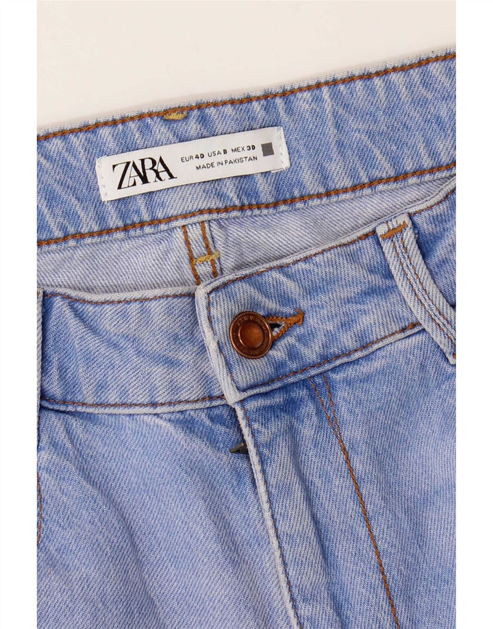 Zara Jean fuselé pour femme EU 40 Medium W30 L28 Bleu