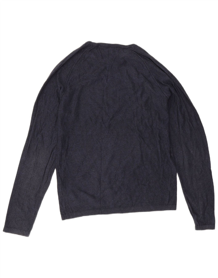 Jack & Jones Haut à manches longues pour homme en coton bleu marine Small