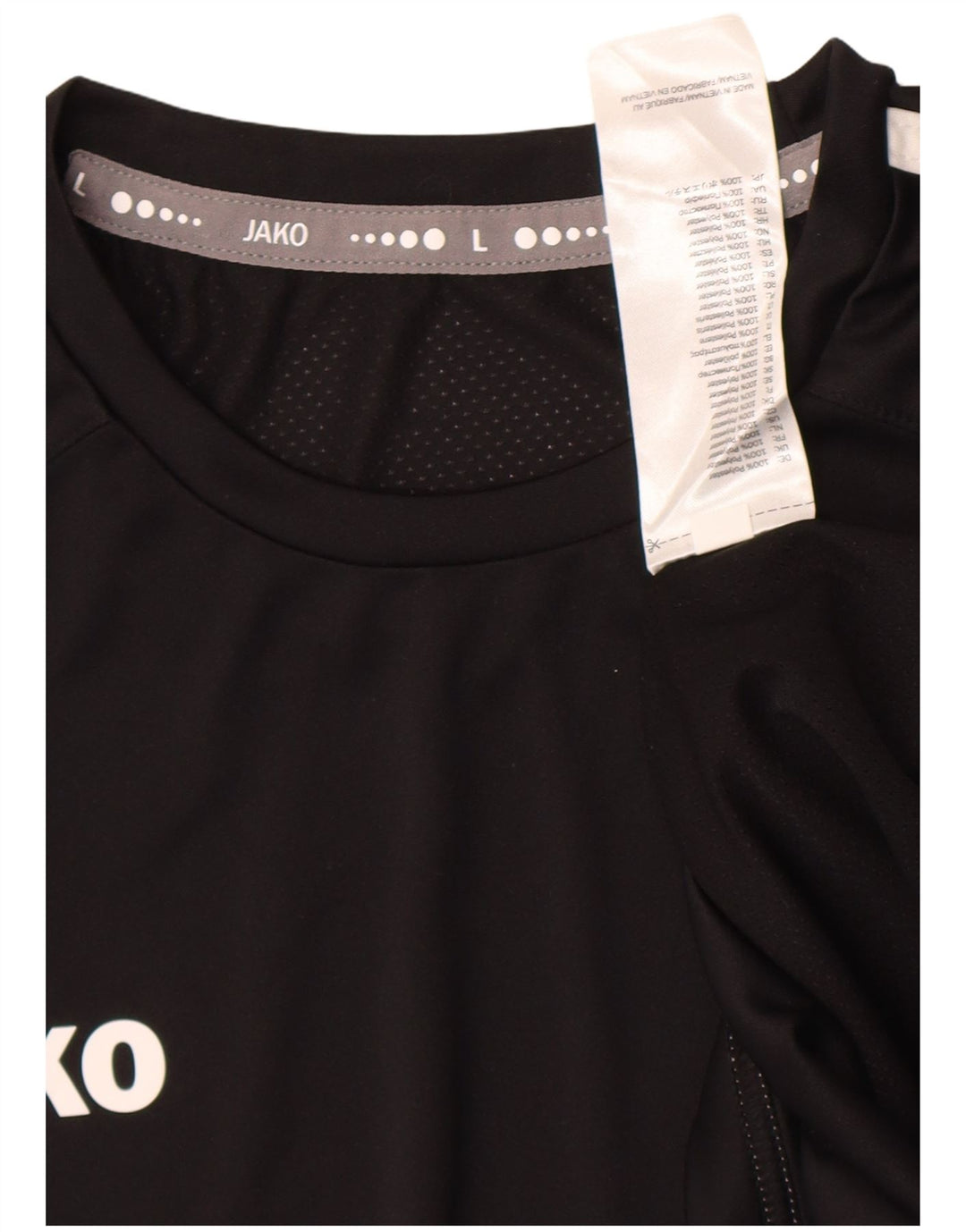 JAKO T-Shirt Homme Haut Large Noir Colourblock Polyester