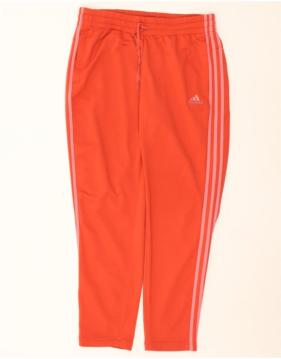 Adidas Pantalon de survêtement pour femme UK 16/18 Large Rouge Polyester
