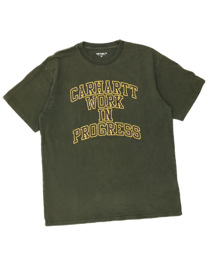 CARHARTT T-Shirt Graphique Homme Vert Moyen Coton