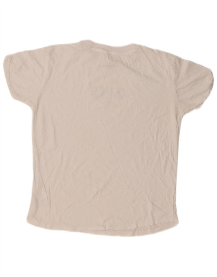 Roxy T-shirt graphique pour femme UK 16 Large Blanc Coton