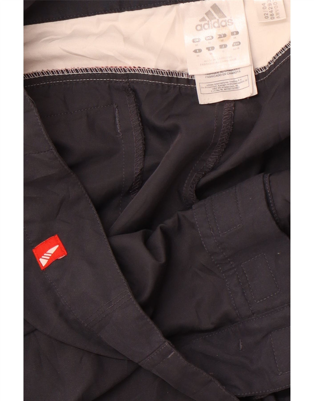 ADIDAS Short de bain homme en polyester color block gris moyen