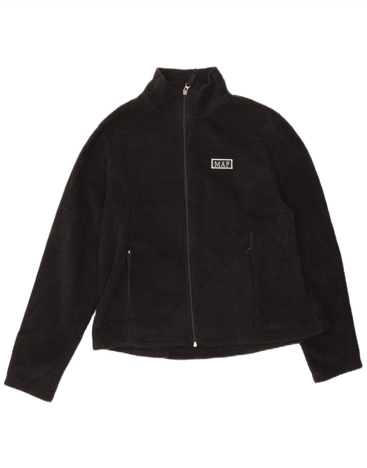 L.L.BEAN Veste Polaire Femme UK 16 Large Noir Polyester