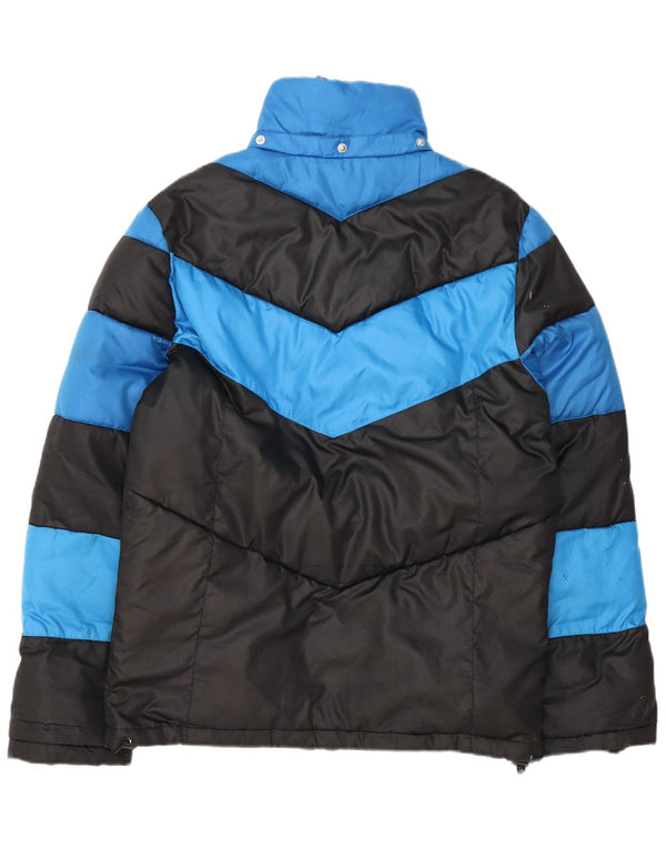 Hummel Veste matelassée pour homme UK 38 Medium Noir Colorblock Polyester