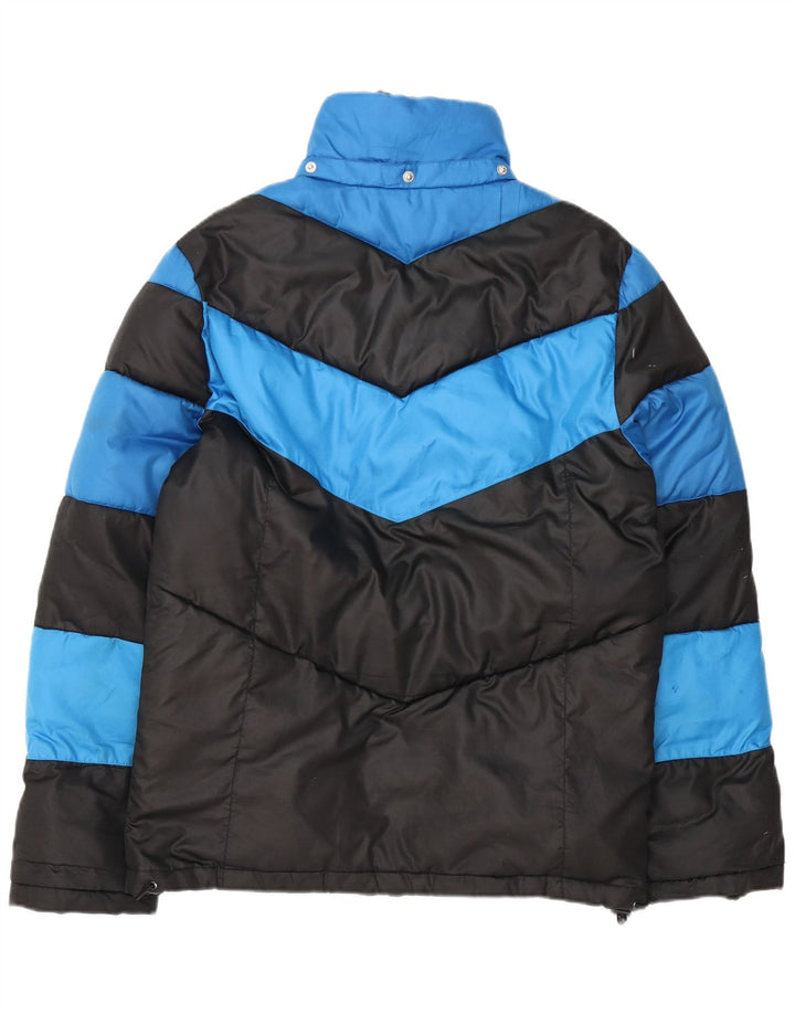Hummel Veste matelassée pour homme UK 38 Medium Noir Colorblock Polyester