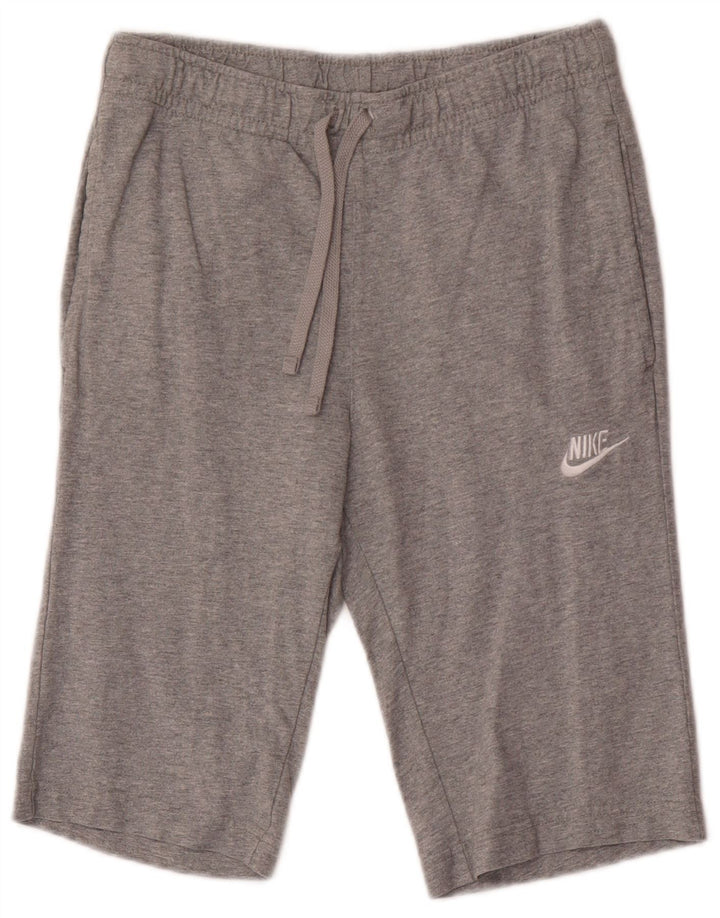 Nike Short de sport pour homme Petit gris Coton