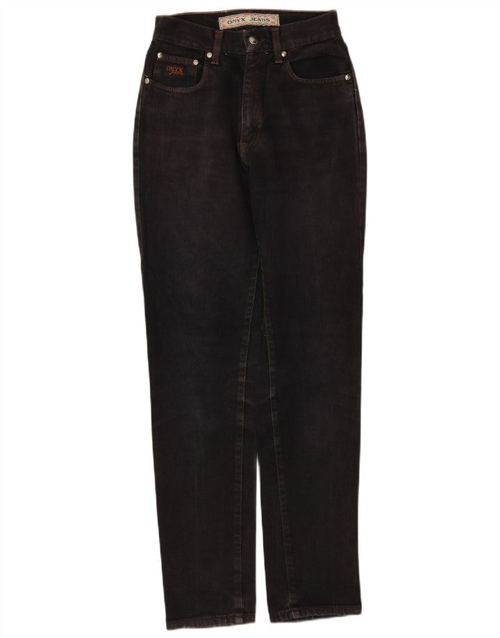 Onyx Jean Fuselé Femme W28 L31 Coton Noir