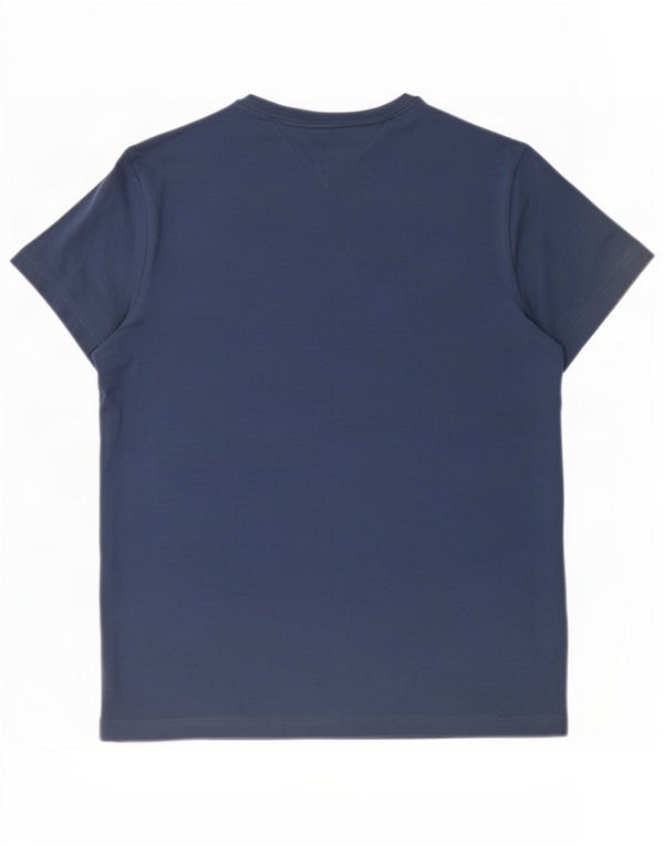 Tommy Hilfiger T-shirt slim fit pour hommes XL Bleu marine Coton