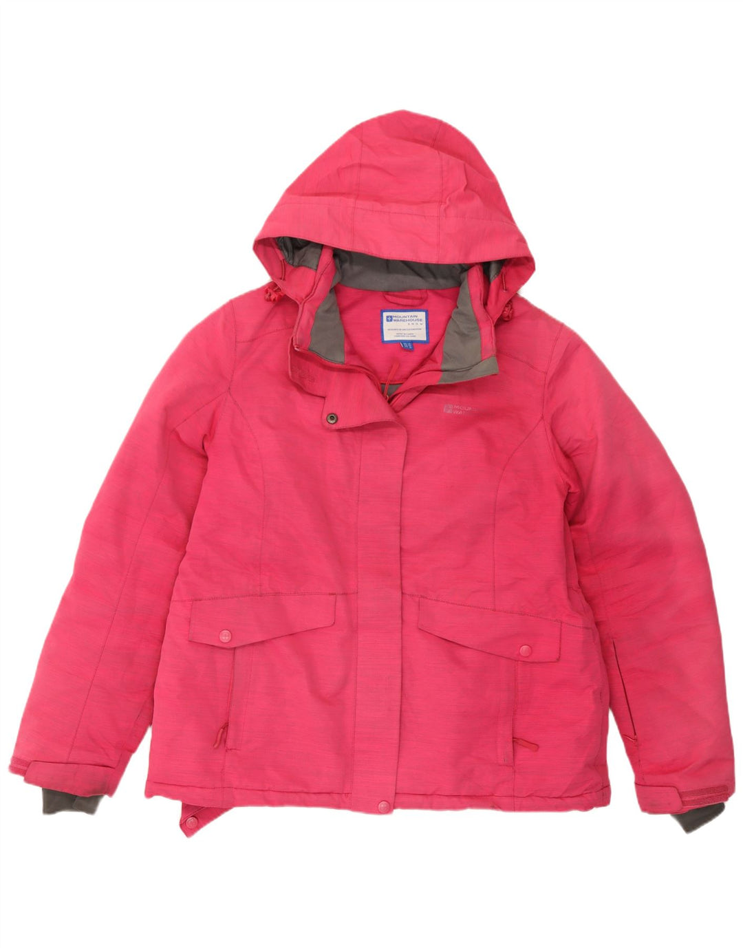 Mountain Warehouse Veste coupe-vent à capuche pour femme UK 14 Large Rose