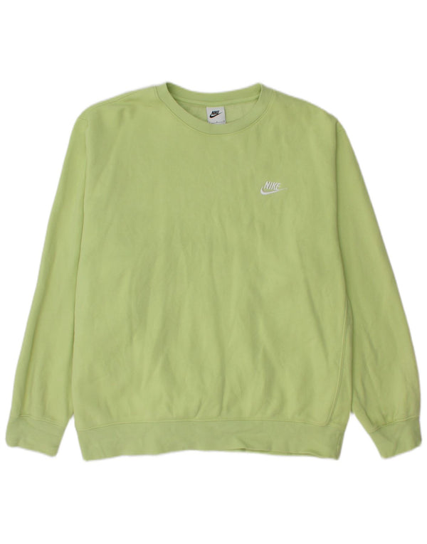 NIKE Sweat-shirt pour homme en coton vert grand