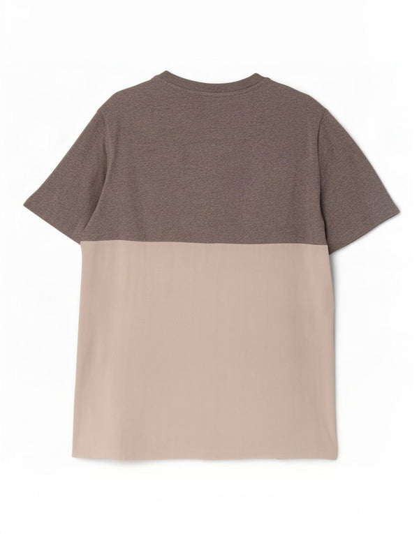 Fila Mens Graphic T-Shirt Top Large Grey Colourblock Cotton
