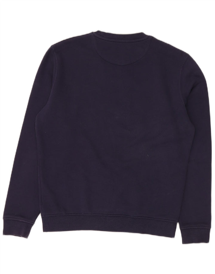 Lyle & Scott Sweat-shirt pour homme en coton bleu marine Small