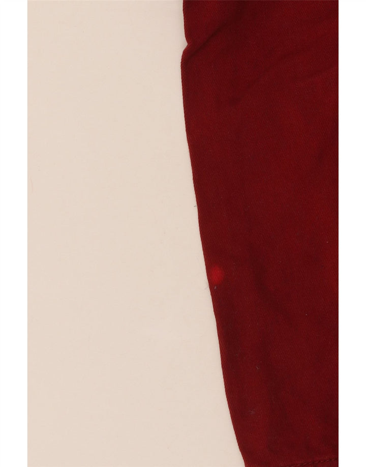 TOMMY HILFIGER Jean droit garçon 6-7 ans W22 L22 Coton bordeaux