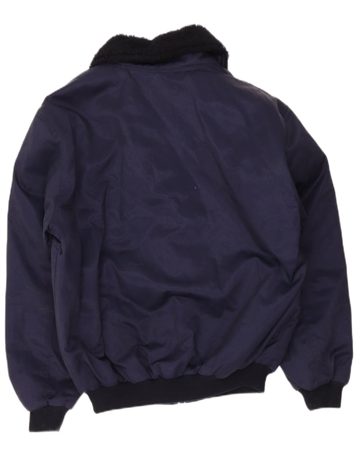 Mascot Blouson Bomber Homme UK 40 Grand Bleu Marine Colorblock Coton