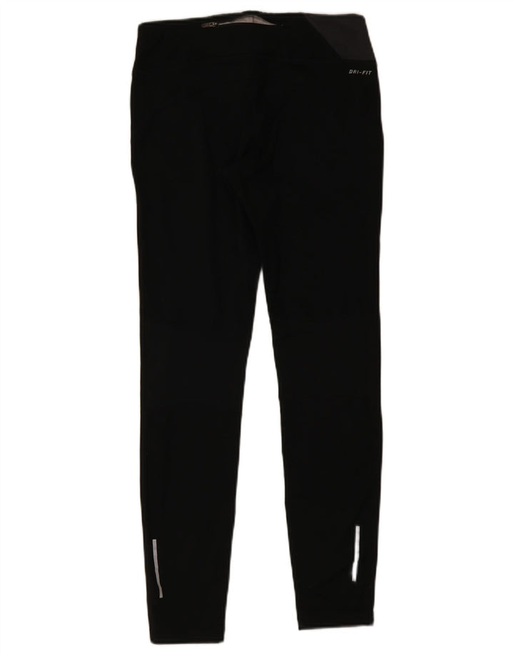 Nike Legging Dri Fit pour femme UK 12 Polyester color block noir moyen