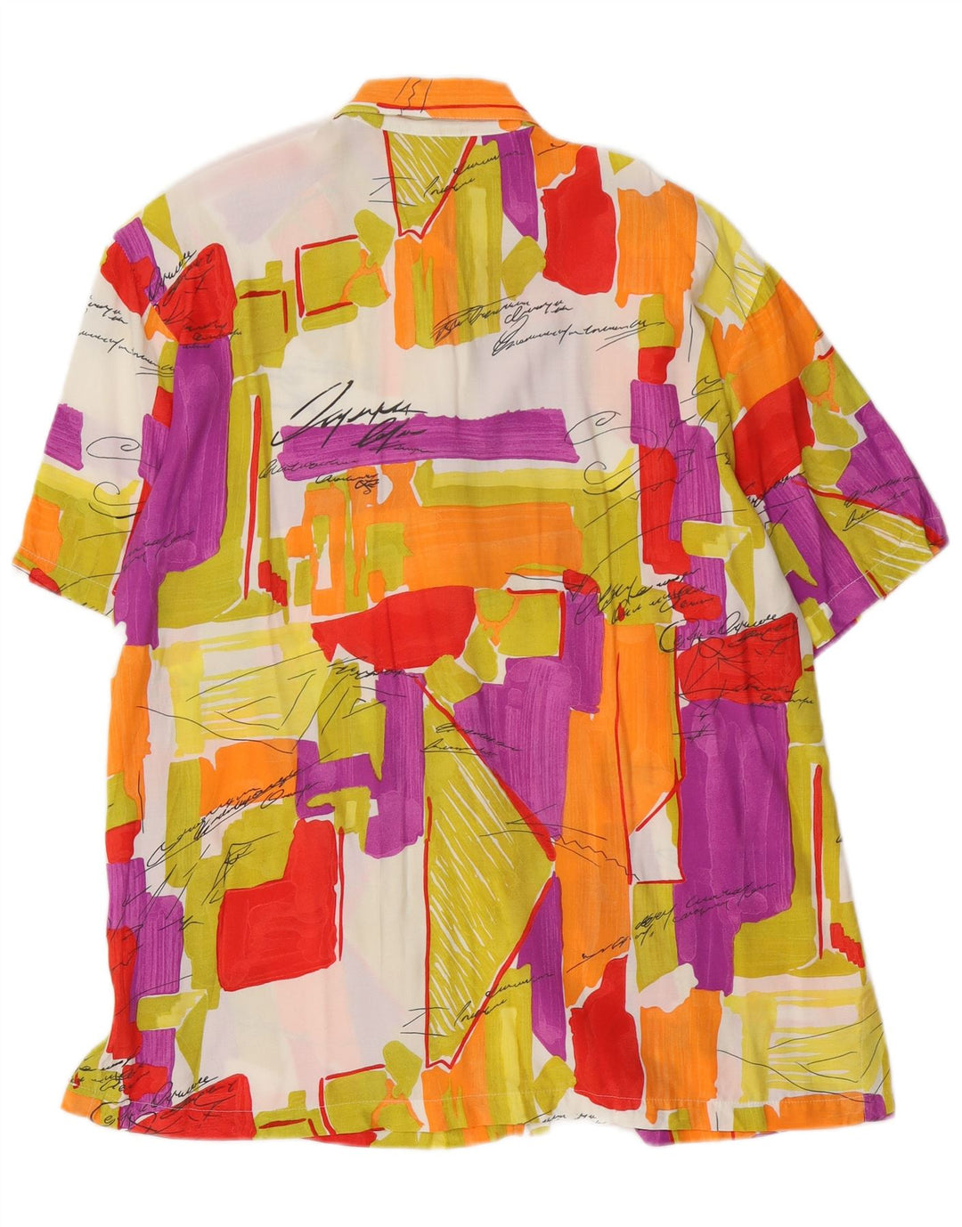 Primavera Firenze Chemise à motif abstrait pour femme UK 14 Medium Multicolore