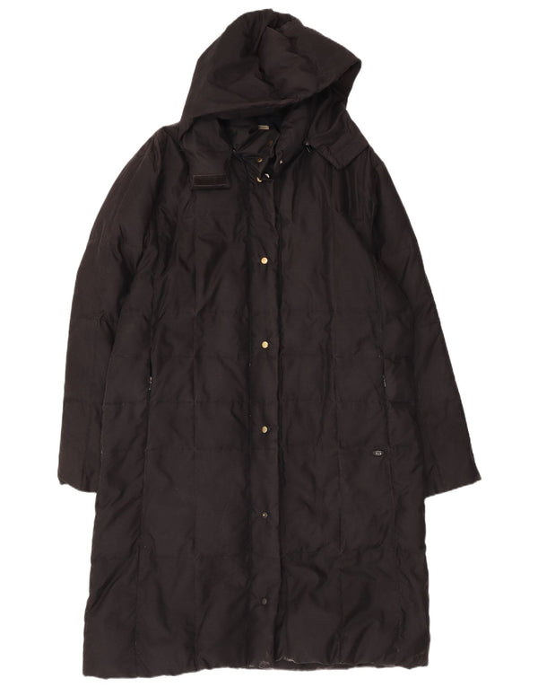 Sergio Tacchini Manteau rembourré à capuche pour femme UK 16 Large Noir
