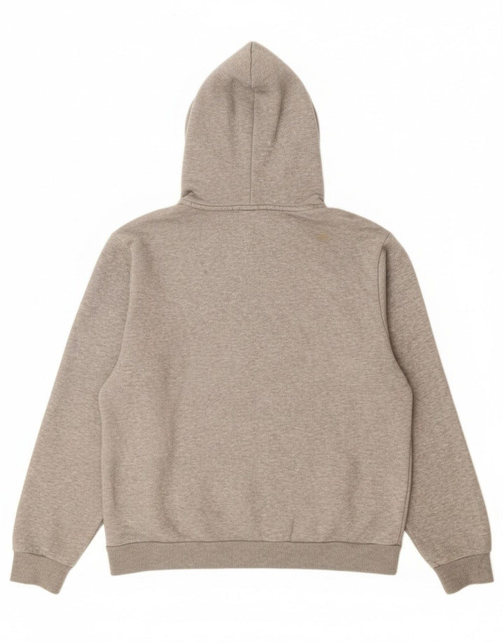 Puma Pull à Capuche Homme Gris Moyen Moucheté Coton